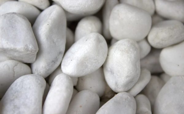 Galet Blanc de carrare (blanc cassé) 40/60 mm 20kg